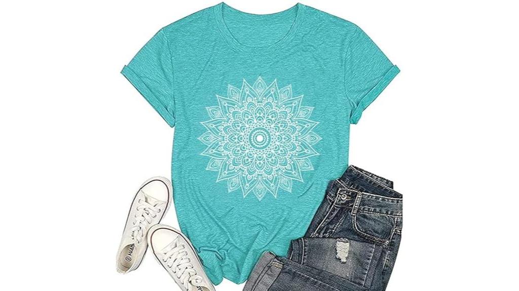vintage lotus mandala t shirt