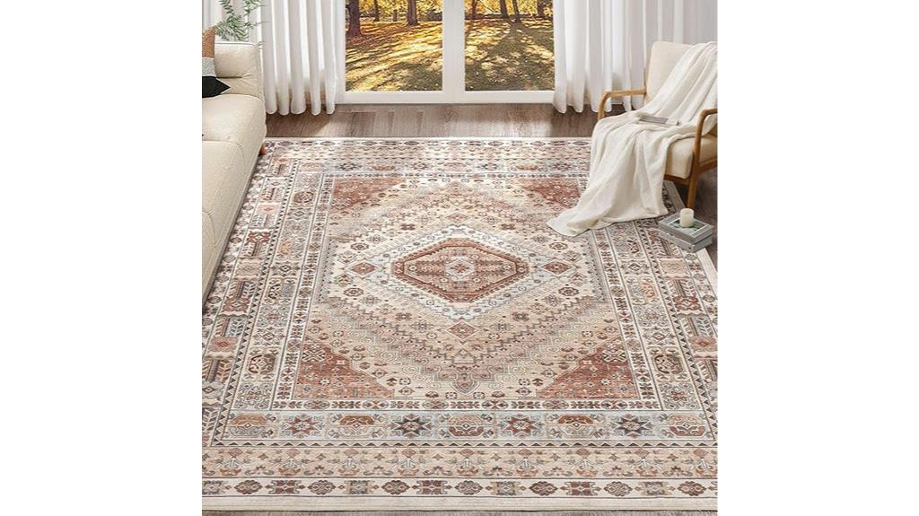 washable living room rug