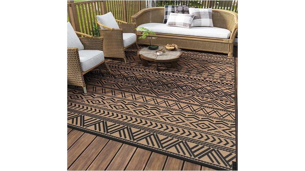 waterproof reversible outdoor rug