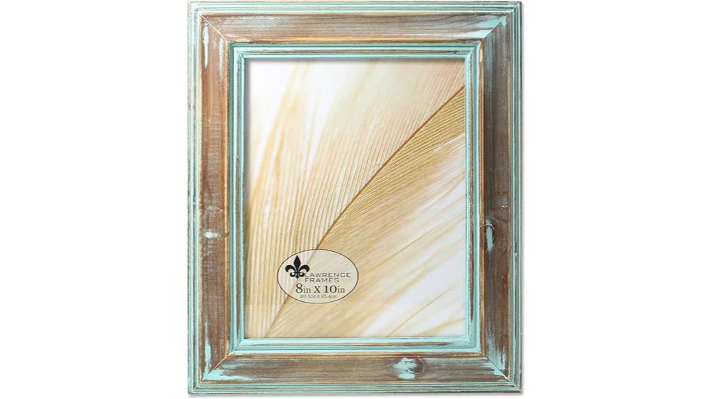 weathered wood picture frame