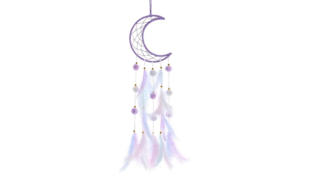 whimsical purple moon decor