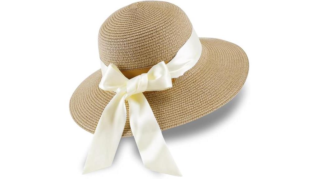 wide brim straw hat