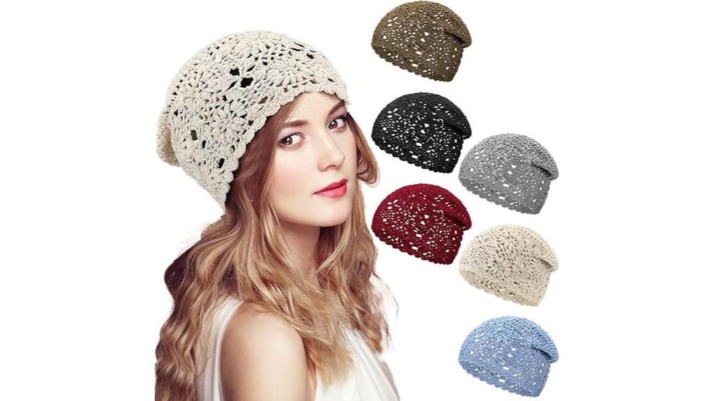 women s crochet beanie set