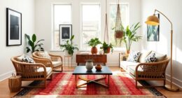 blend modern boho styles