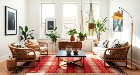 blend modern boho styles