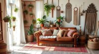 bohemian eclectic natural textures