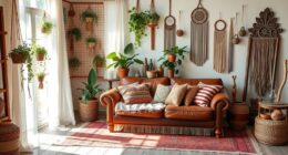 bohemian eclectic natural textures