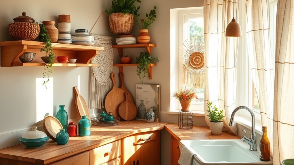 bohemian kitchen decoration essentials