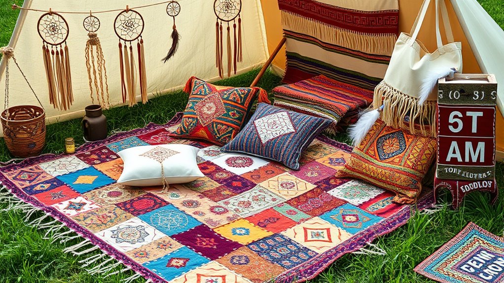 bohemian outdoor camping gear