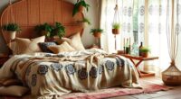 bohemian style bedroom decor
