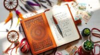 bohemian travel journal designs