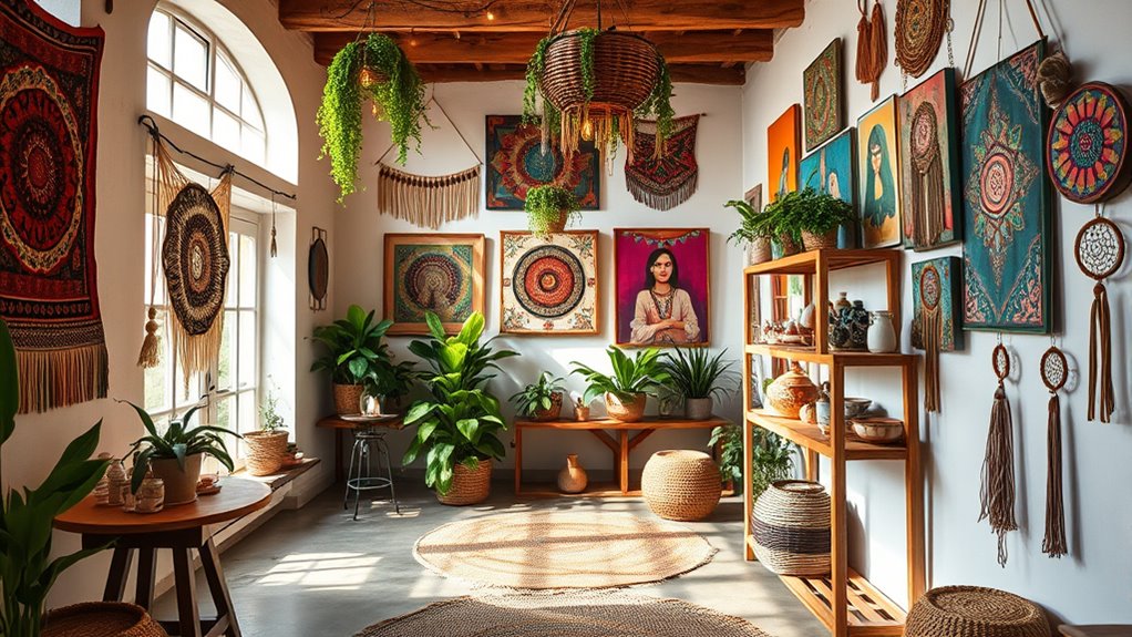 boho art gallery tips