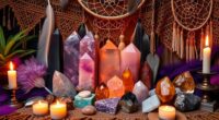 boho crystal healing practices