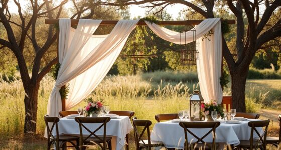 boho engagement celebration decor