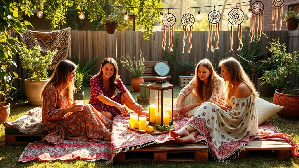 boho family celebration ideas
