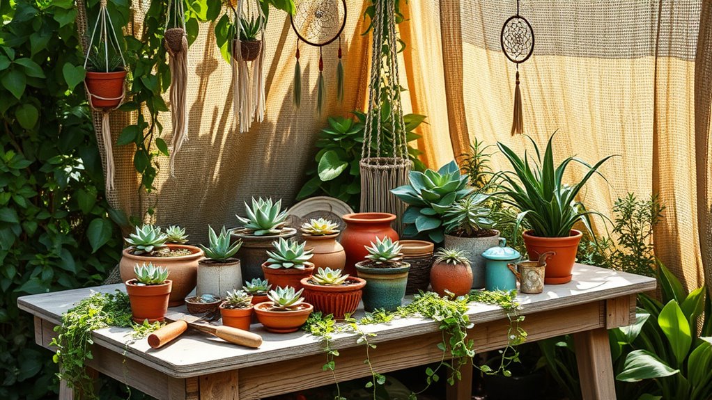 boho gardening beginner tips