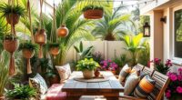 boho patio and garden decor