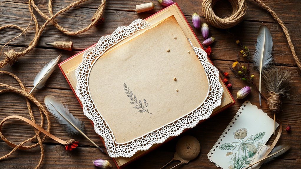 boho scrapbooking inspiration
