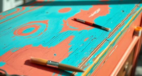 boho style furniture painting