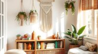 boho style storage solutions