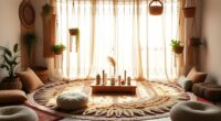 boho tranquil meditation areas