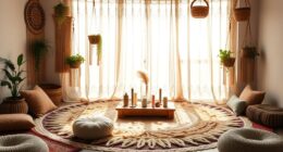 boho tranquil meditation areas