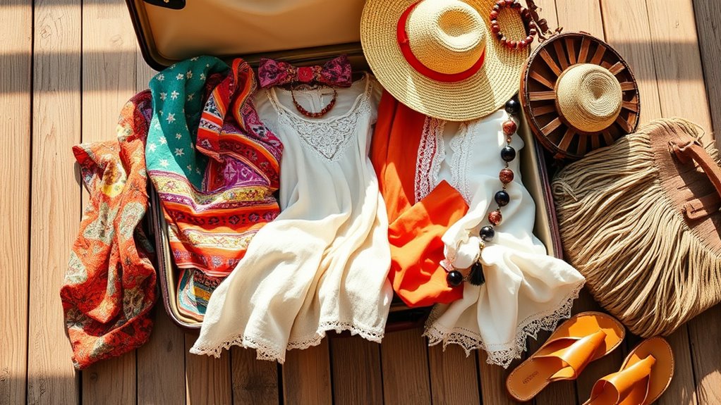 boho vacation packing essentials