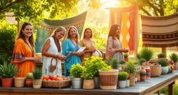 boho volunteering and giving back