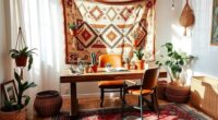 boho workspace design ideas
