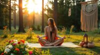 boho yoga daily routine