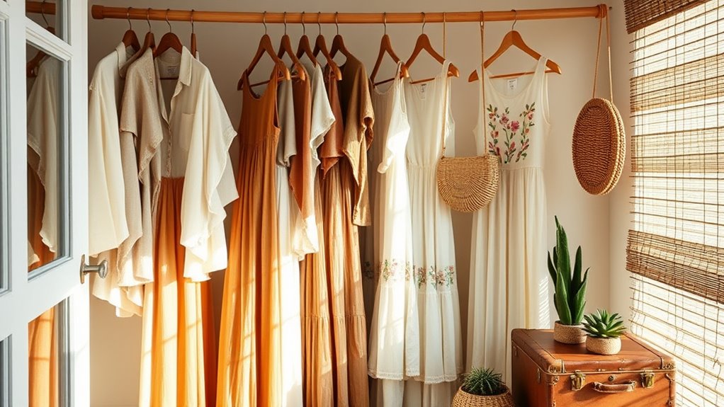 build minimalist boho wardrobe