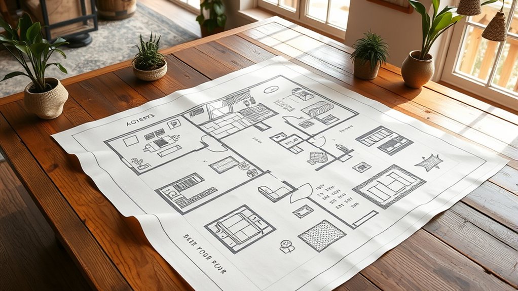 casual artistic living spaces