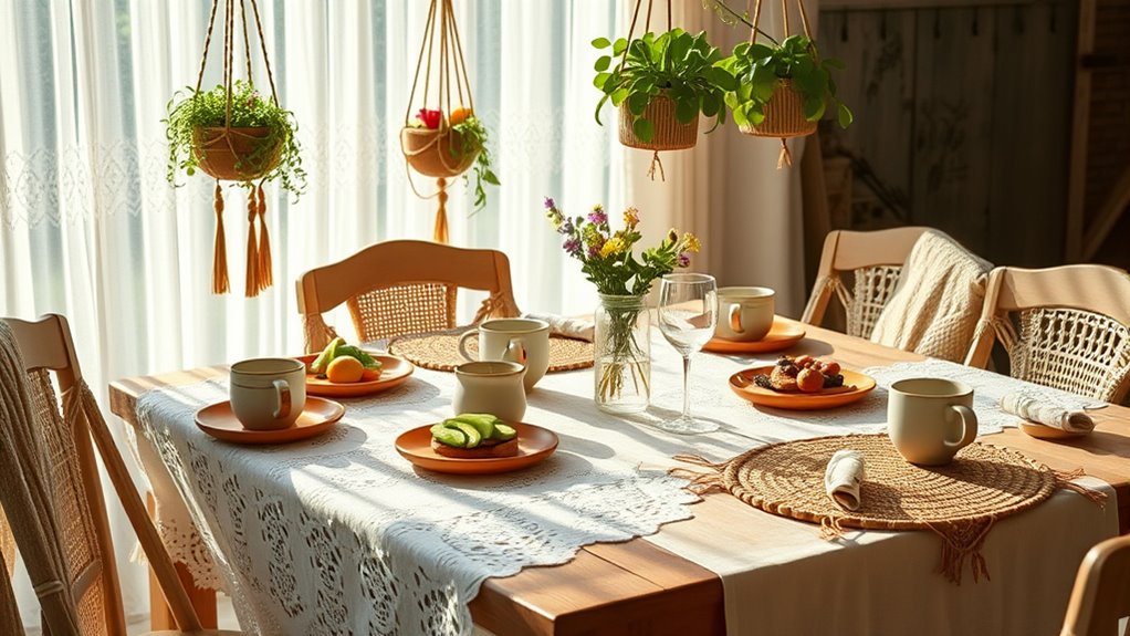 casual boho brunch gathering