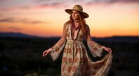 casual boho evening attire