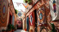 colorful eclectic urban murals