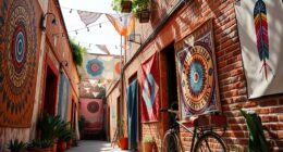 colorful eclectic urban murals