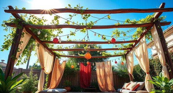 constructing a stylish outdoor shelter