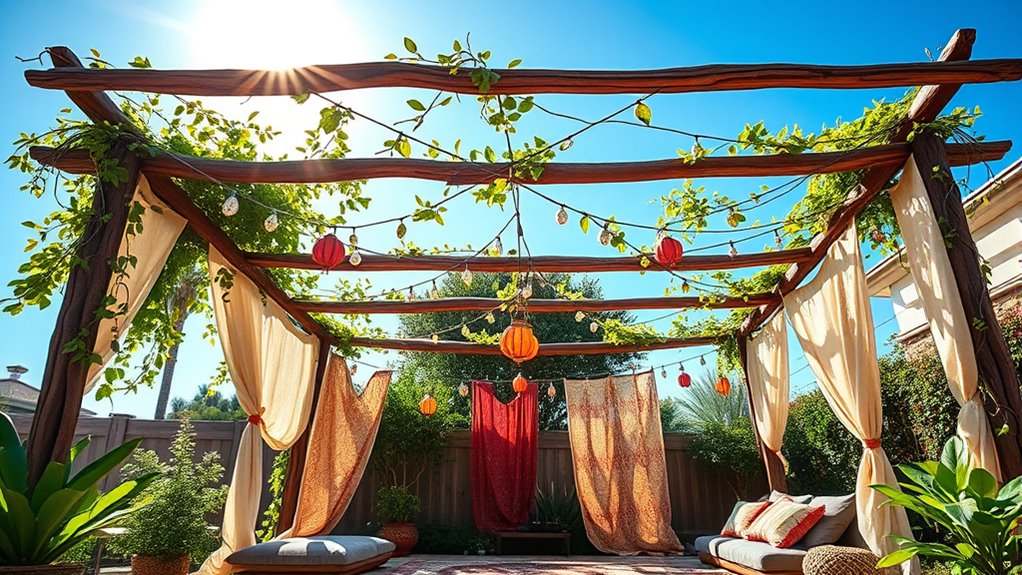 constructing a stylish outdoor shelter