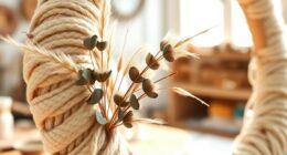 create a bohemian floral wreath