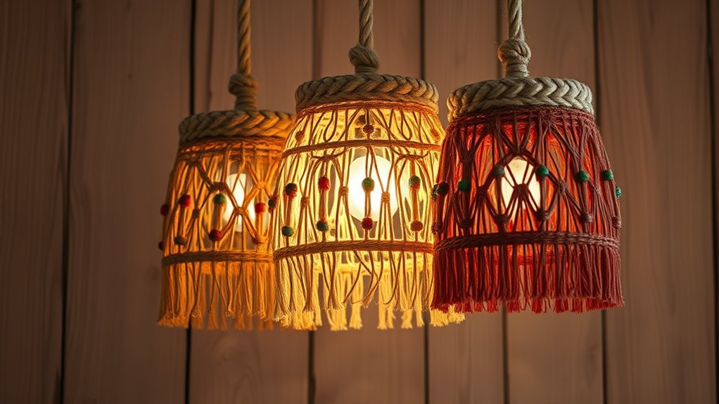 create custom boho lampshades
