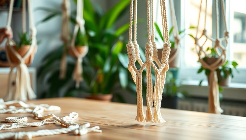 create stylish macrame plant hanger