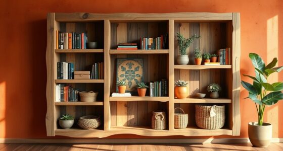 create your own boho bookshelf