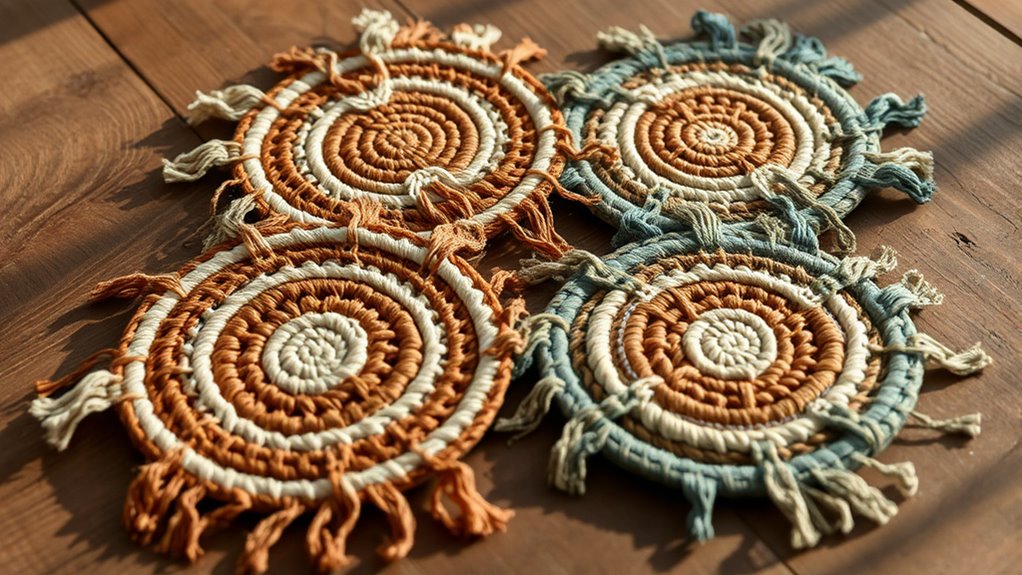 create your own boho coasters