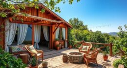 eco friendly boho accommodations