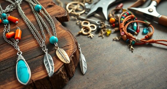 handmade boho jewelry crafting