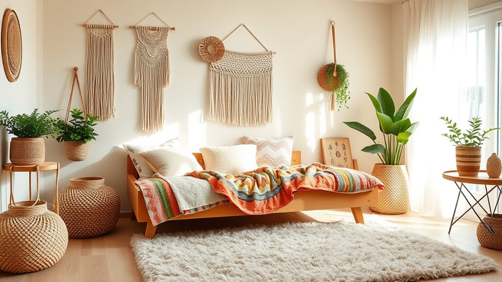 kids boho bedroom decor