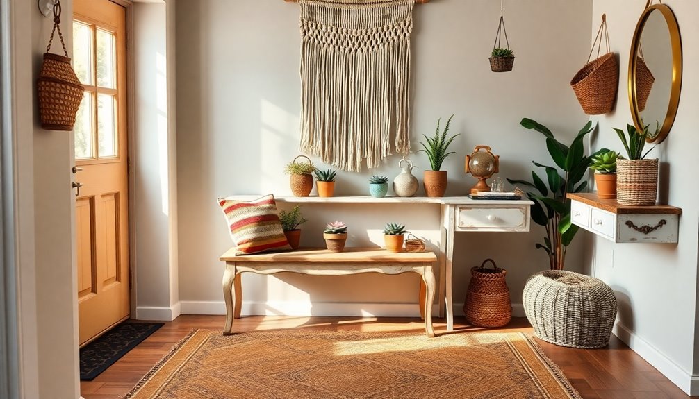 layered eclectic boho decor