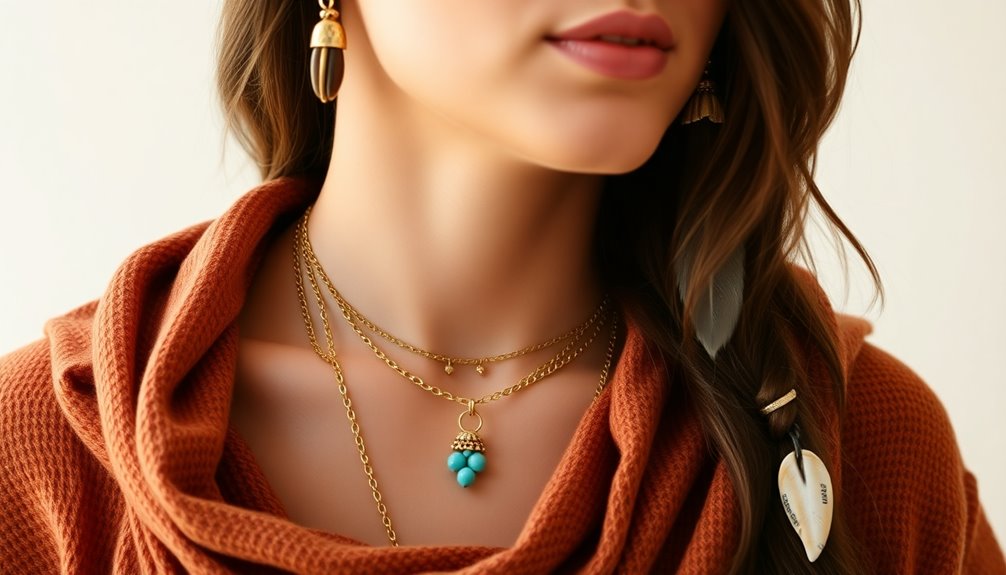 layered eclectic natural accessories