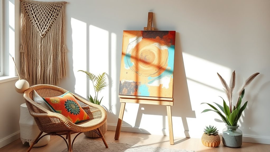 make boho home art
