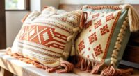 making boho decor pillows